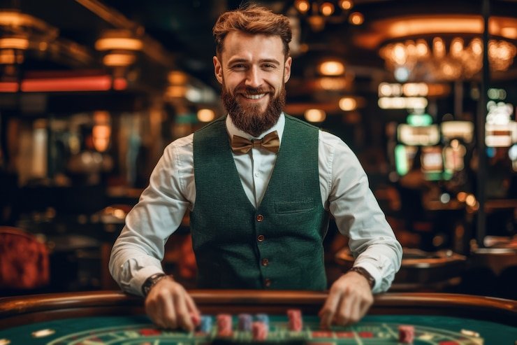 Antarmuka permainan Roulette Evolution Gaming dengan pilihan taruhan lengkap